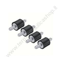 Kit 4 Pezzi Gommini Antivibranti Per Mensole