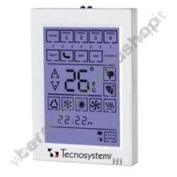 COMANDO TERMOSTATO TOUCH SCREEN INFRAROSSI A PARETE