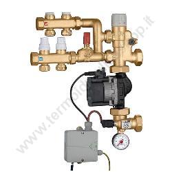 CALEFFI GRUPPO DI CIRCOLAZIONE A PUNTO FISSO CON POMPA E COLLETTORE