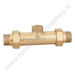 Caleffi Tee Di By-pass Equilibrato Per Valvola Di Zona Serie 633 3/4''
