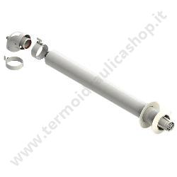 Kit Scarico Fumi Coassiale In Pps 100×60 Con Curva Per Caldaia Vaillant O Beretta