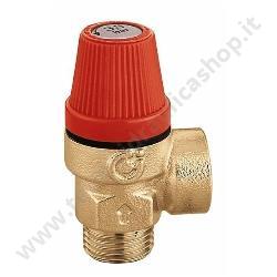 Caleffi Valvola Di Sicurezza M-f 1/2''×3 Bar