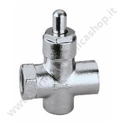 Caleffi Rubinetto Porta Manometro Per Gas 3/8''