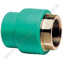 Green Giunto Filettato Femmina In Ppr 1'1/4×40