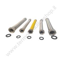 Kit 5 Flessibile Estensibile Inox  Mm.200/400 Per Caldaie