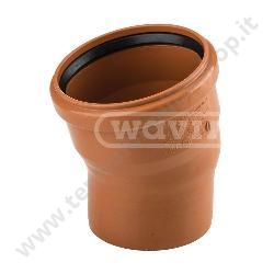 Pp Curva Ridotta In Pp-pvc A 67° Diametro 110/100
