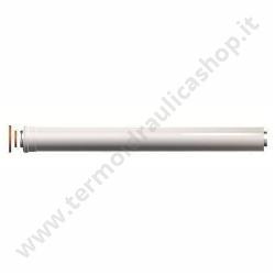 Prolunga Concentrica 100×60 L. 1000 In Alluminio Bianco
