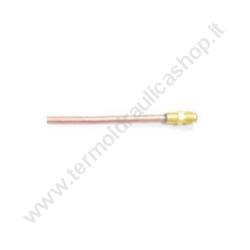 Wigam Valvola Schrader 1/4' Maschio Per 6 Mm Con Meccanismo E Cappellotto