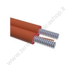 Eurotis Tubo In Acciaio Per Impianti Solari Con Sonda Dn.15 3/4' - Rotolo Da 25 Metri