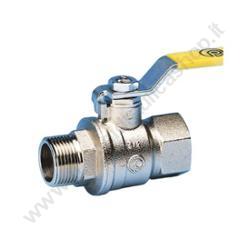 Valvola A Sfera Maschio Femmina 1/2'' Per Gas