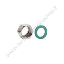 Eurotis Dado In Ottone Dn. 12 1/2' Con Guarnizione