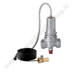 Caleffi Valvola Di Intercettazione Del Combustibile 1/2'' Omologata Inail Alluminio