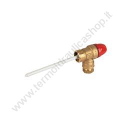 Valvola Di Sicurezza 1/2' 6 Bar - Temperatura 90° - 95° C