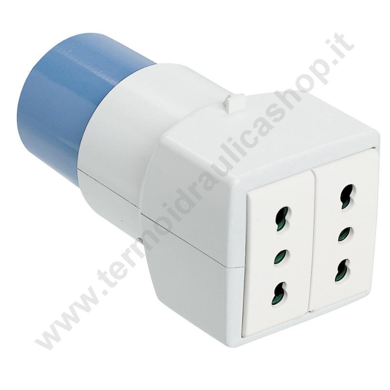 00361 - Vimar Riduzione Industriale/civile Con 2 Bivalenti 60309 Bianca