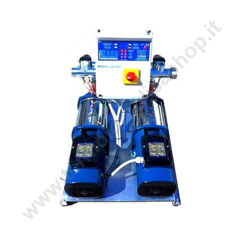 025105 - Gruppo Autoclave Con 2 Pompe Pedrollo Plurijet 5/200 Hp. 2,5 + 2,5  Trifase