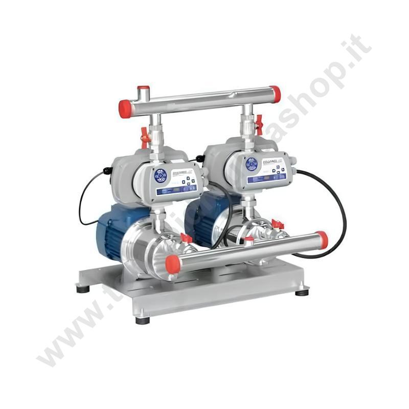 025110 - Acq Gruppo Pedrollo 2 Pompe Inverter 5crm 80 Inox Hp. 1 + 1 220v. - Monofase