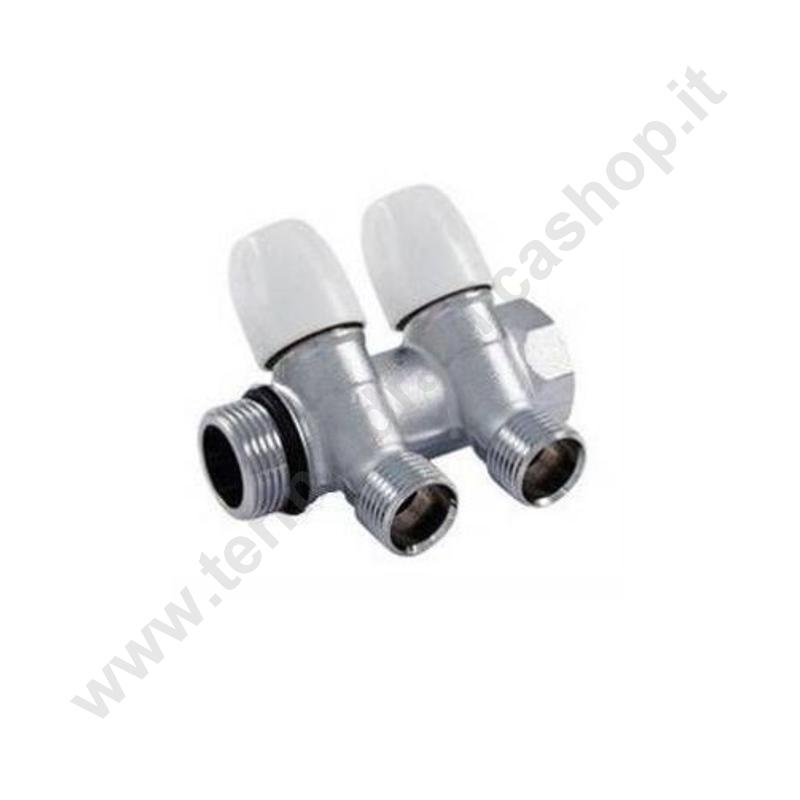 031I050204 - Tiemme Collettore Con Rubinetto 1' Con Due Derivazioni 3/4