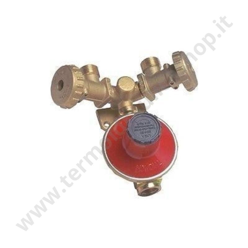 05151 - Centralina Gas 2 Rampe Mini Con Regolatore 4 Kg Senza Flessibili