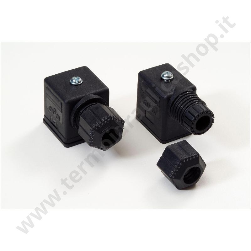 05226 - Connettore Con Raddrizzatore Per Elettrovalvola Per Gas