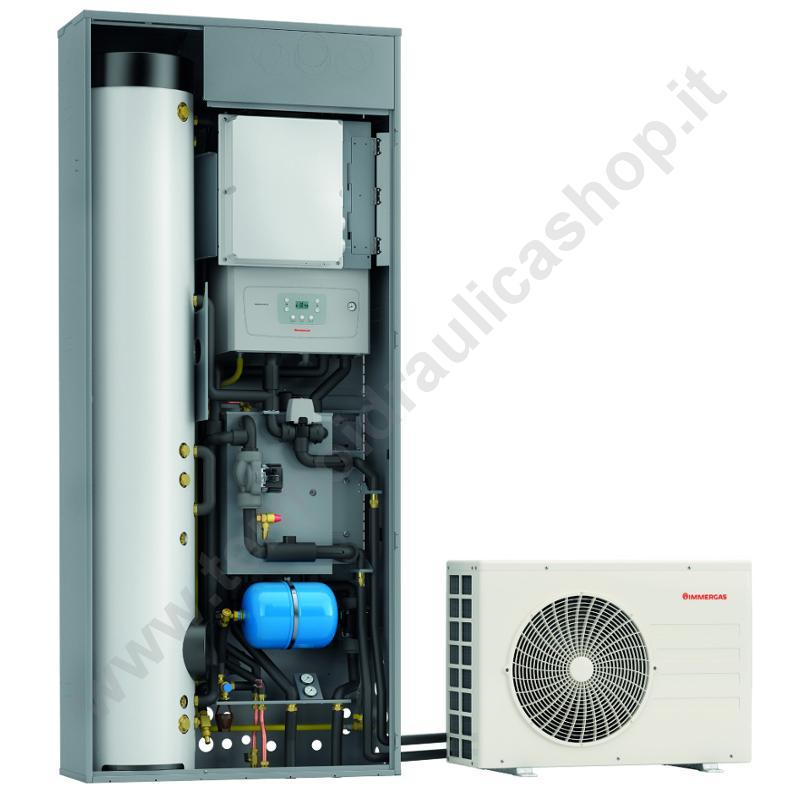 3031711 - Immergas Pompa Di Calore R32 Modello Trio Pack Hybrid 9 Incasso