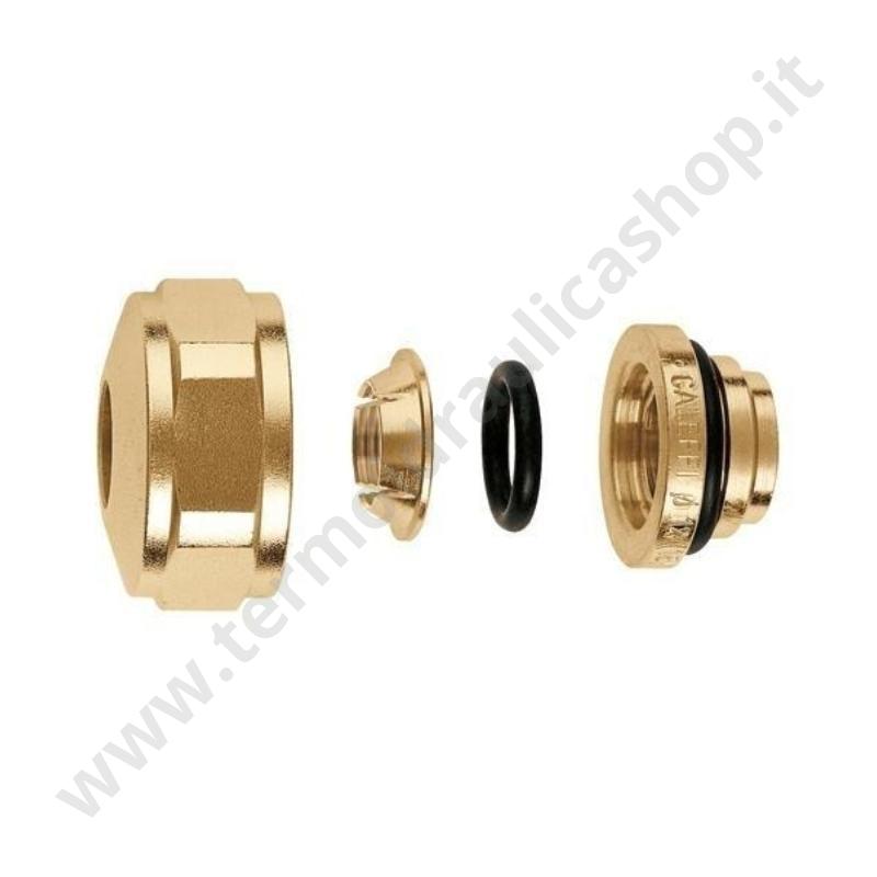 347514 - Caleffi Raccordo Meccanico Per Tubi In Rame 3/4''×14 Mm