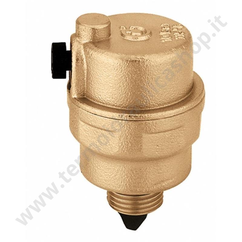 502430 - Caleffi Robocal Valvola Automatica Di Sfogo D'aria 3/8 Con Scarico Orizzontale