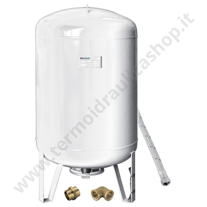 5765000000104 - Cordivari Vaso Espansione Solare Con Piedi 50 Litri Con Flessibile E Raccordi