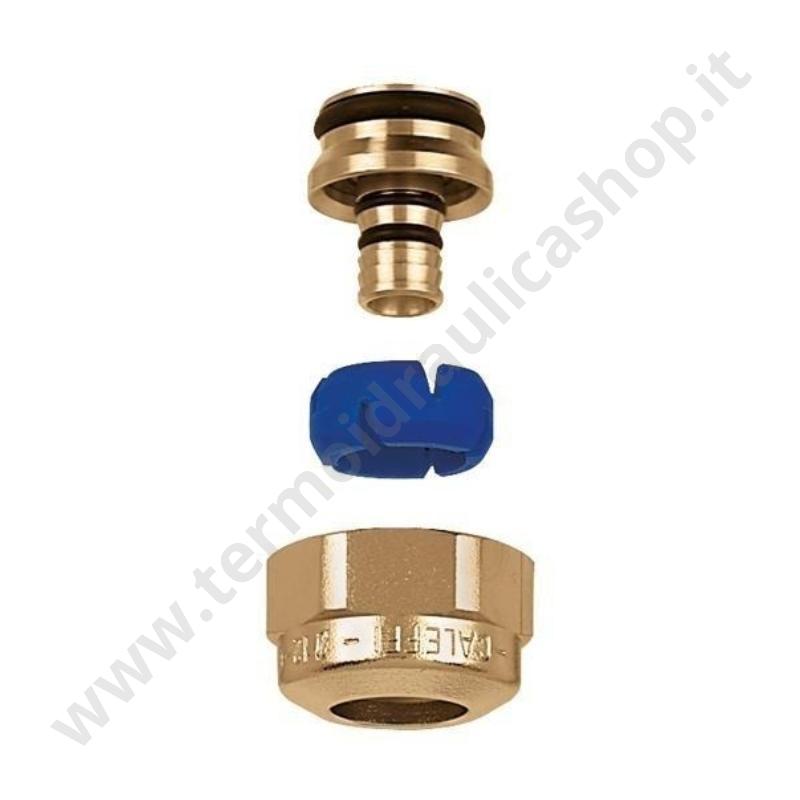 680024 - Caleffi Darcal - Raccordo A Diametro Autoadattabile Per Tubi In Plastica, Semplice E Multistrato 23 P1,5×16×2 - 2,25 Mm