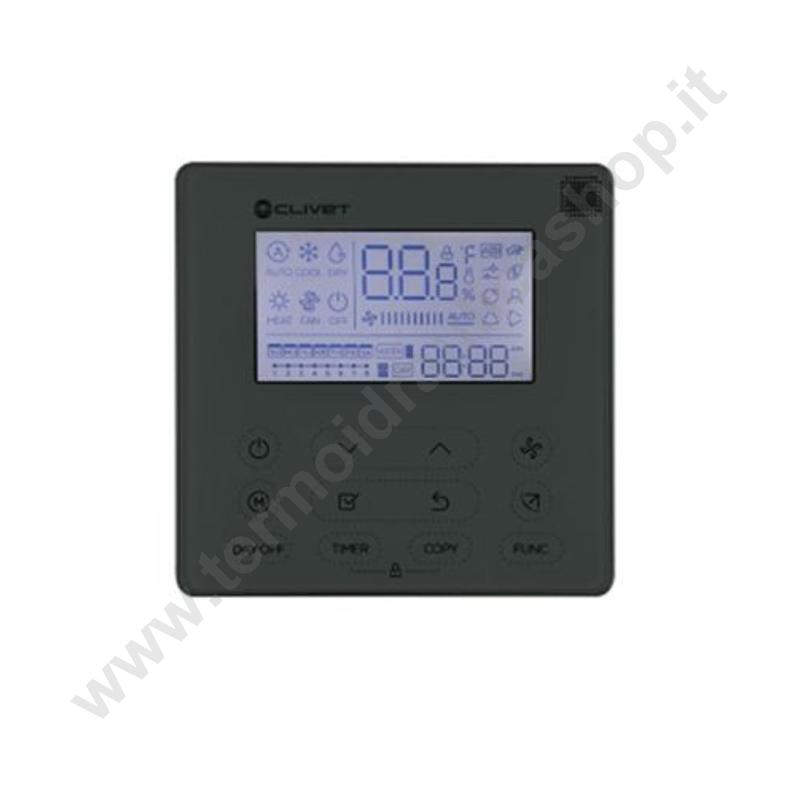91742387 - Clivet Comando Nero  Kjrh-120 Per Pompa Di Calore Wisan Pme