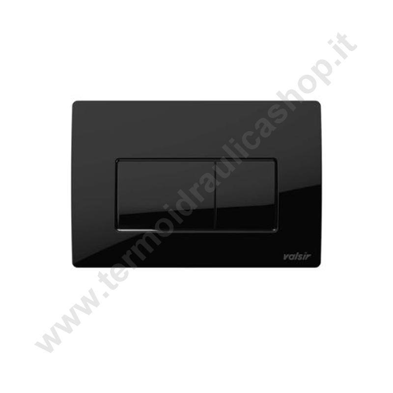 VS0871302 - Placca Di Comando Per Cassetta Incasso - Nera Lucida