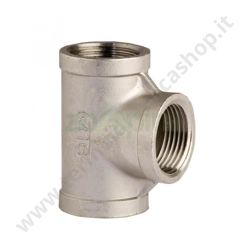 130I08 - Tes Femmina Femmina 2'' In Acciaio Inox Aisi 316
