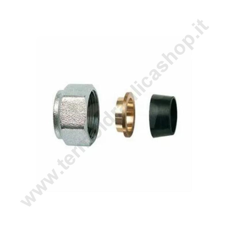0307312 - Adattatore Per Valvola Mono-bitubo Attacco Rame 18×12
