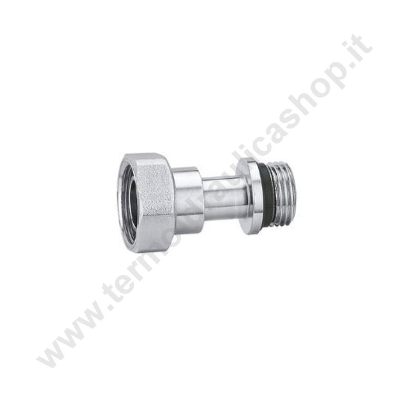 381402 - Caleffi Prolunga Cromata 3/4' Girevole Per 1/2' M