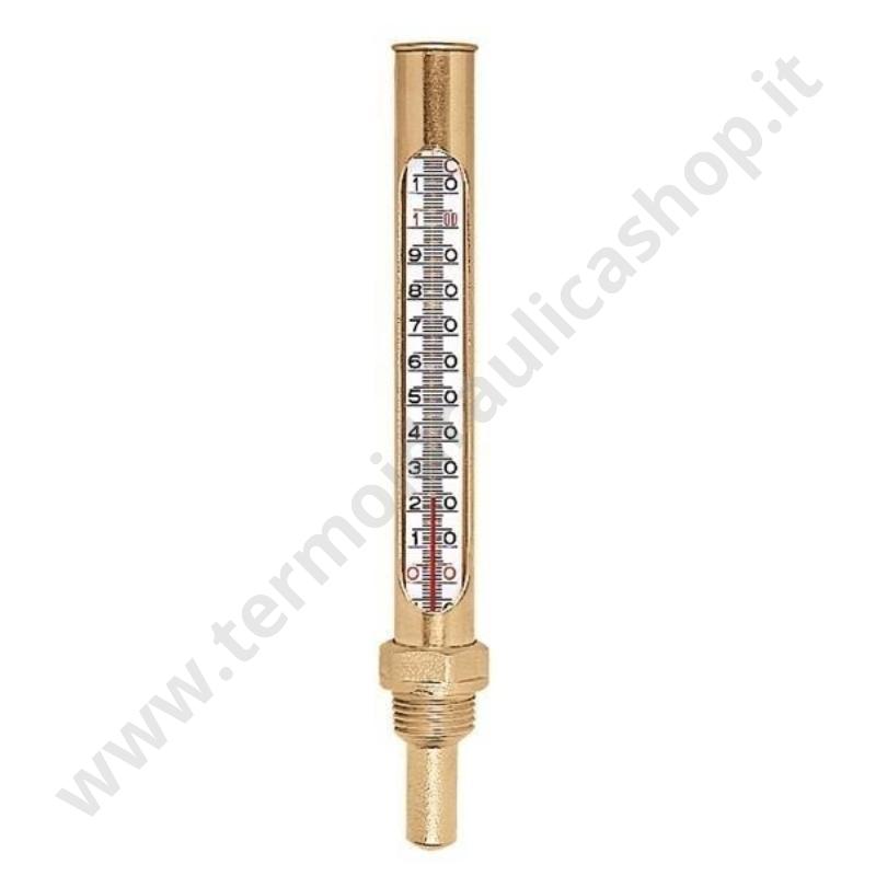 692000 - Caleffi Termometro A Bulbo In Custodia 0-120°