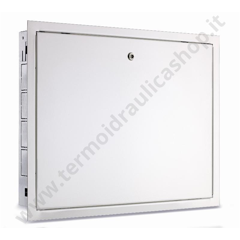 590205 - Cassetta Collettore Lamiera Bianca 50x45x9
