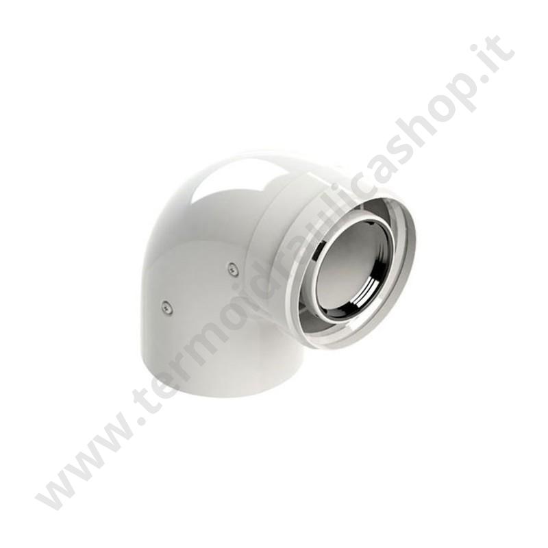 93400090 - Curva A 90° Coassiale In Pps  100×60