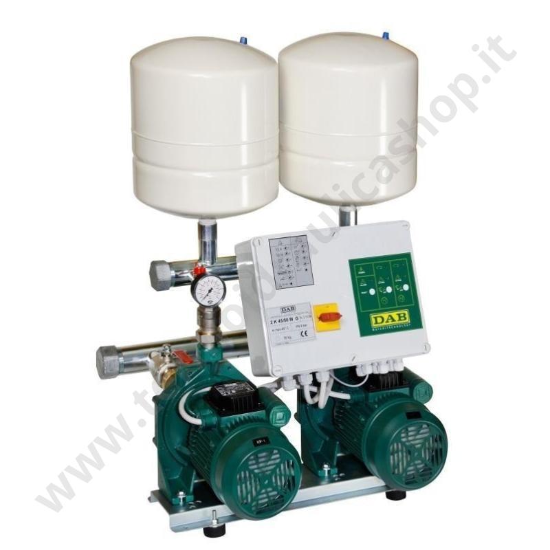 60179956 - Dab Gruppo Autoclave Con Due Pompe Serie 2k 55/50t