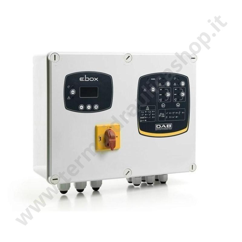 60163215 - Dab Quadro Elettrico E-box Plus Per Due Pompe Monofase E Trifase