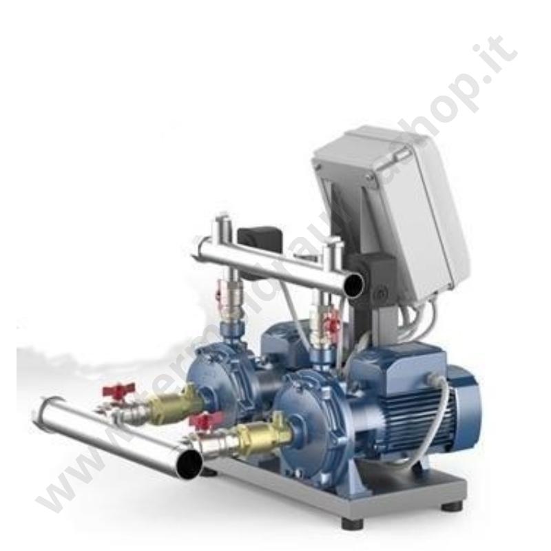 025103 - Gruppo Autoclave Con 2 Pompe Pedrollo 2cpm 25/16b  Hp. 2 + 2  Monofase