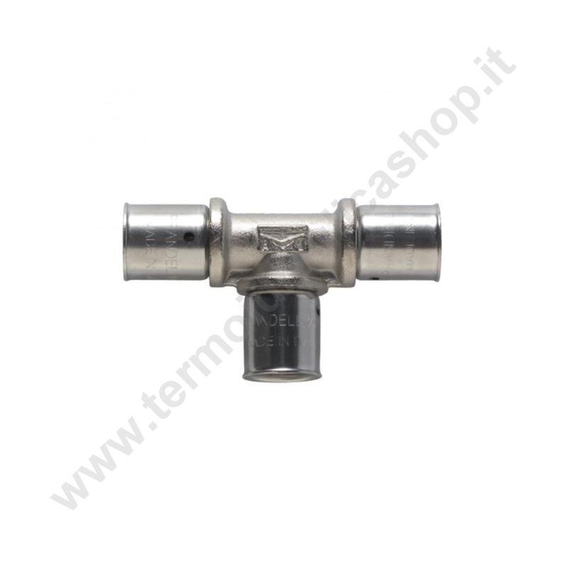 PRTI16 - Pr Raccordo A Tes Intermedio A Pressare  16 × 16 × 16 × 2,25