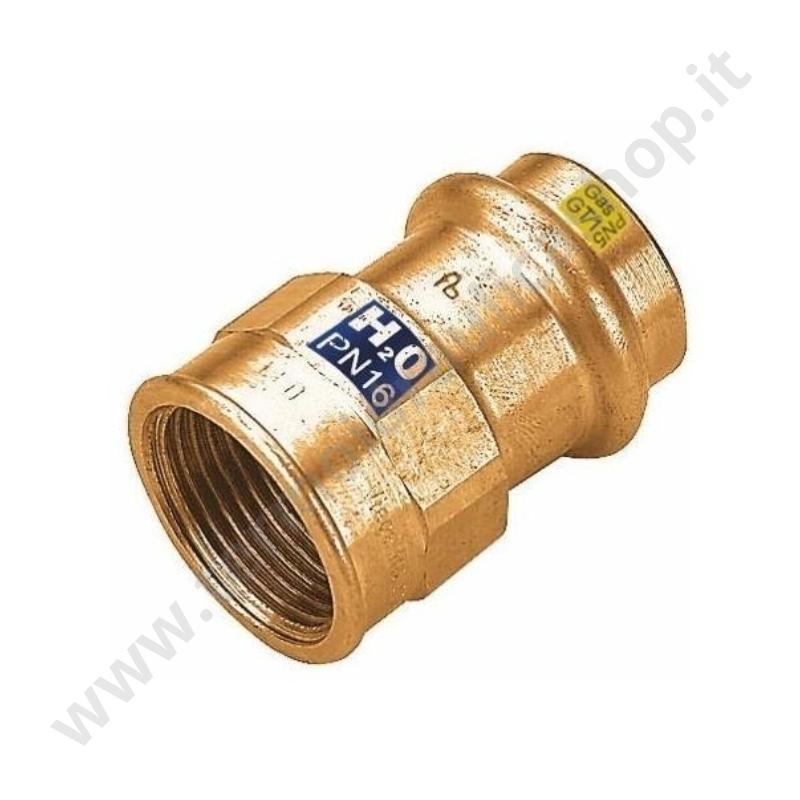 270PR0854 - Raccordo Femmina Per Rame A Pressare  D. 2'×54