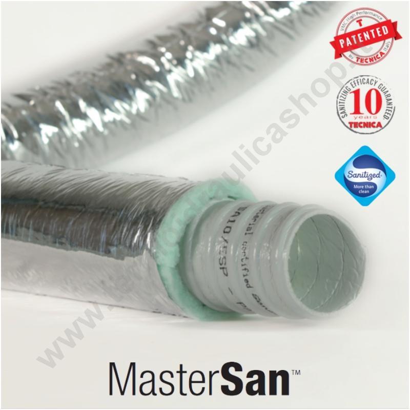 SA10ESPT160 - Tubo Flessibile Sanificato Coibentato D. 160 Per Clima E Vmc