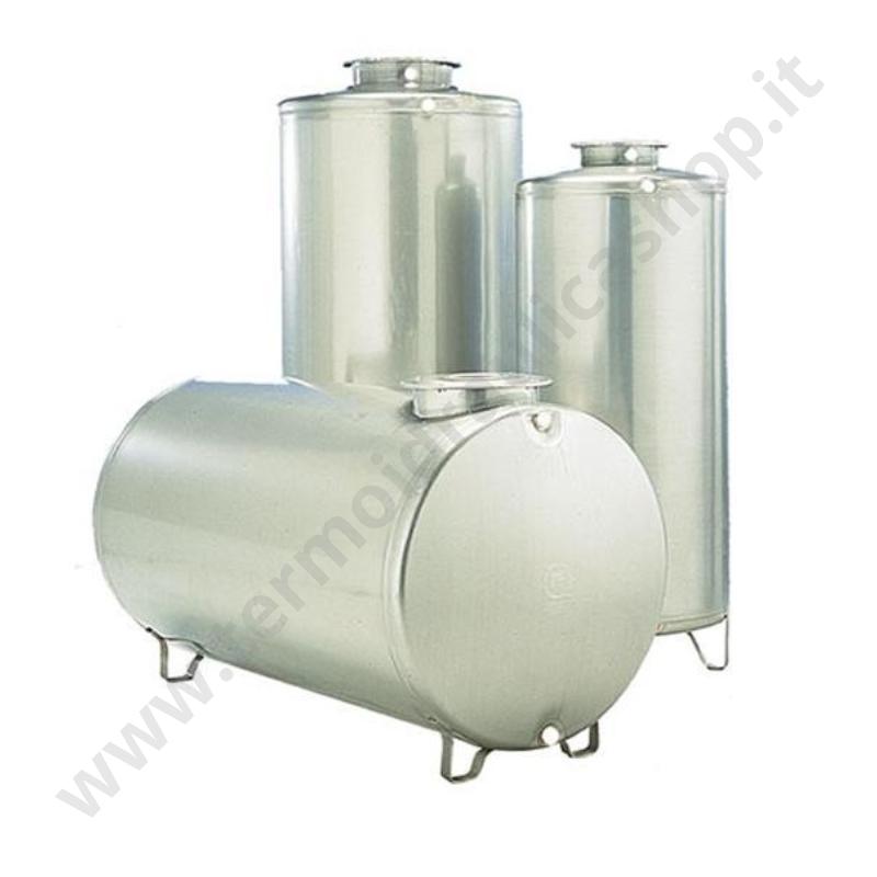 3701011010004 - Cordivari Serbatoio Inox Cilindrico Orizzontale Litri 1000