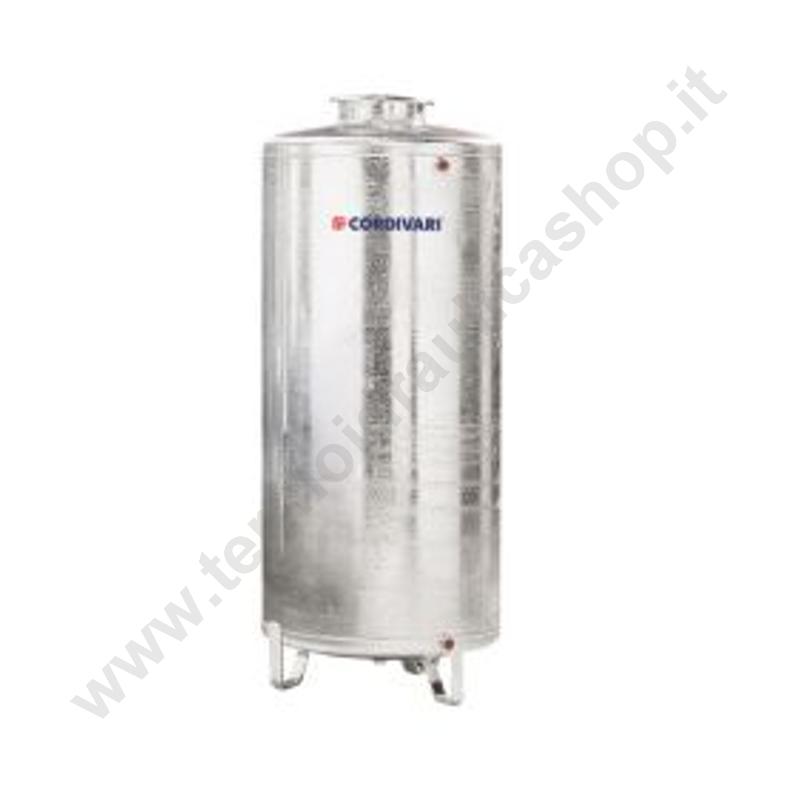 3701012010001 - Cordivari Serbatoio Inox Cilindrico Verticale Litri 300 D 600