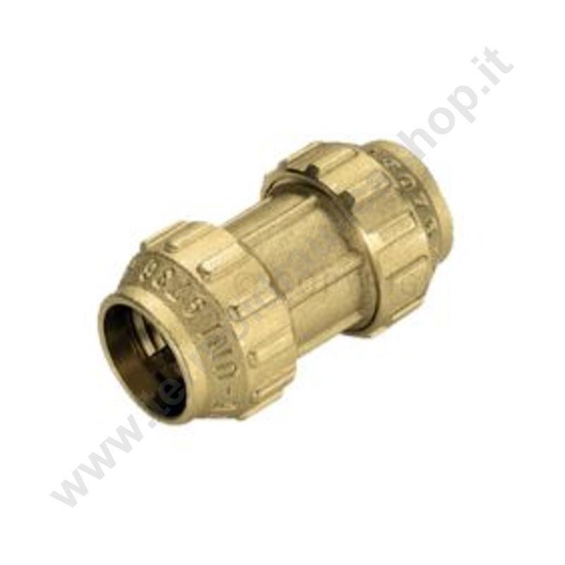 863025 - Tiemme Raccordo A Manicotto In Ottone D.25×25