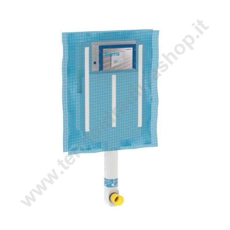 109790001 - Placca A Doppio Pulsante Sigma01 Bianca