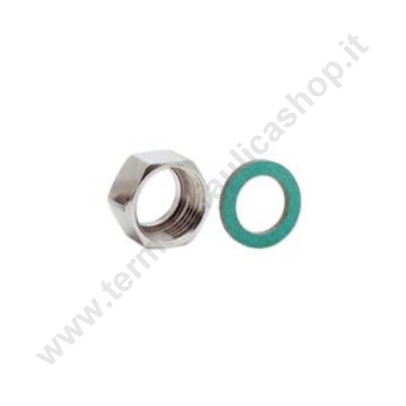 A02001000726 - Eurotis Dado In Ottone Dn. 20 1 Con Guarnizione