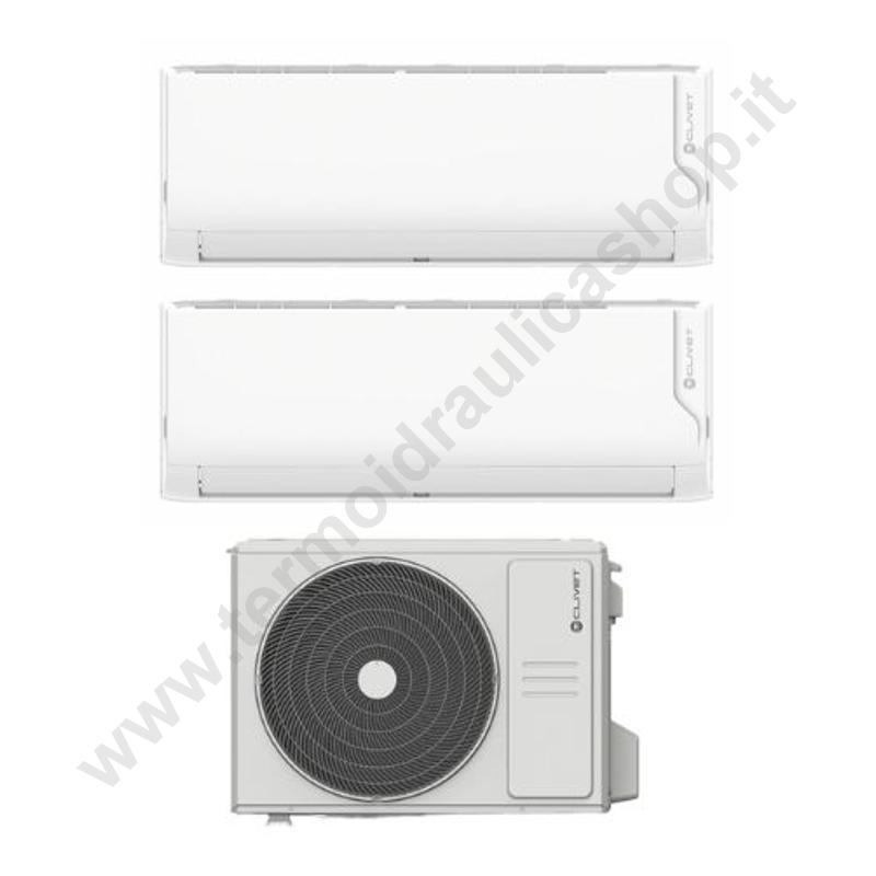 DUALCRISTALLO0912 - Climatizzatore Dualsplit Cristallo 2 9.000+12.000 Btu - Wifi