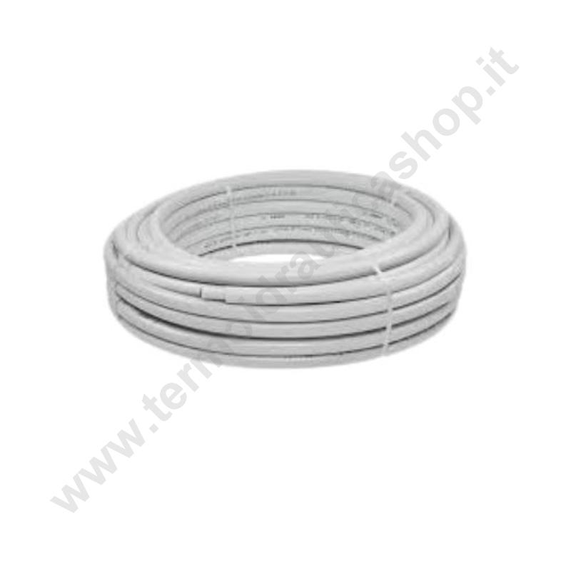 TBVR26F - Tubo Multistrato Mixal Grigio Rivestito Guaina F. 13 Mm. D. 26 X 3
