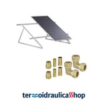 ACCESSORI PER PANNELLI SOLARI: Kit raccordi e fissaggi